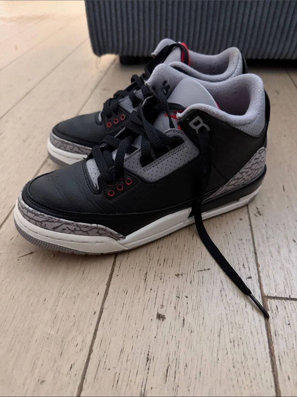 JORDAN 3 RETRO OG GS 'BLACK CEMENT'